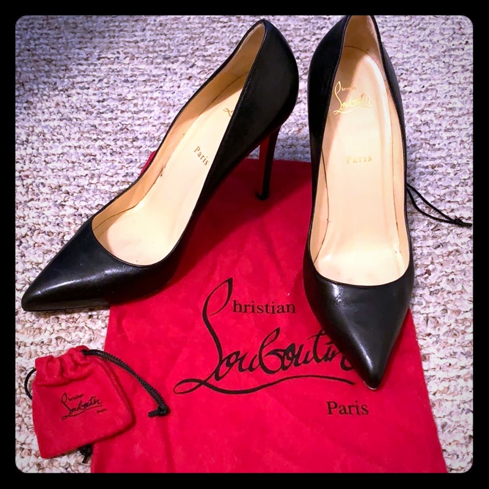 Pigalle Follies Leather 100mm Red Sole Pumps